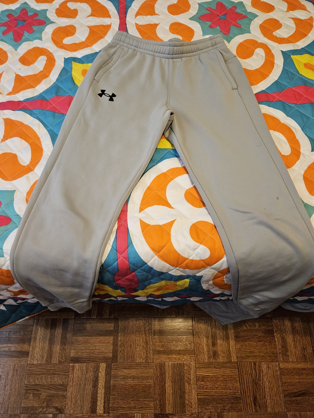 Under Armour Gray Logo Sweatpants